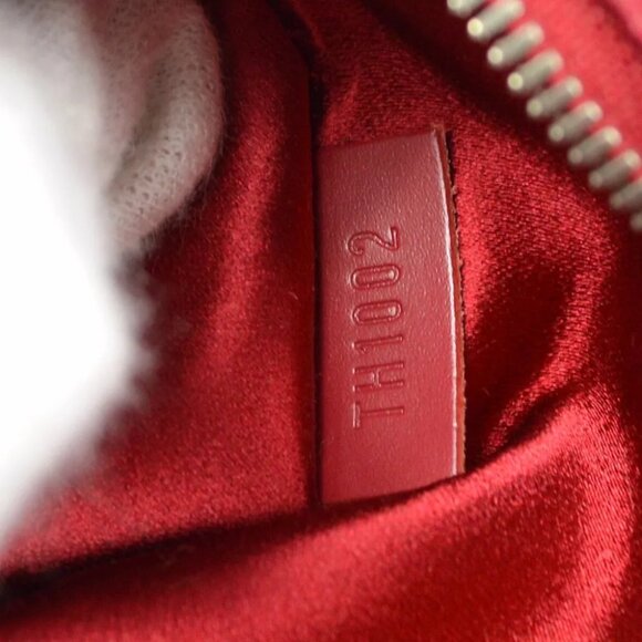 Louis Vuitton Red Monogram Satin Little Papillon - Picture 9 of 9